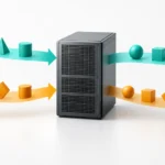 推論サーバーを通る二つの検証経路のうち、実サーバー側の応答が途切れる様子